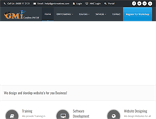 Tablet Screenshot of gmicreatives.com